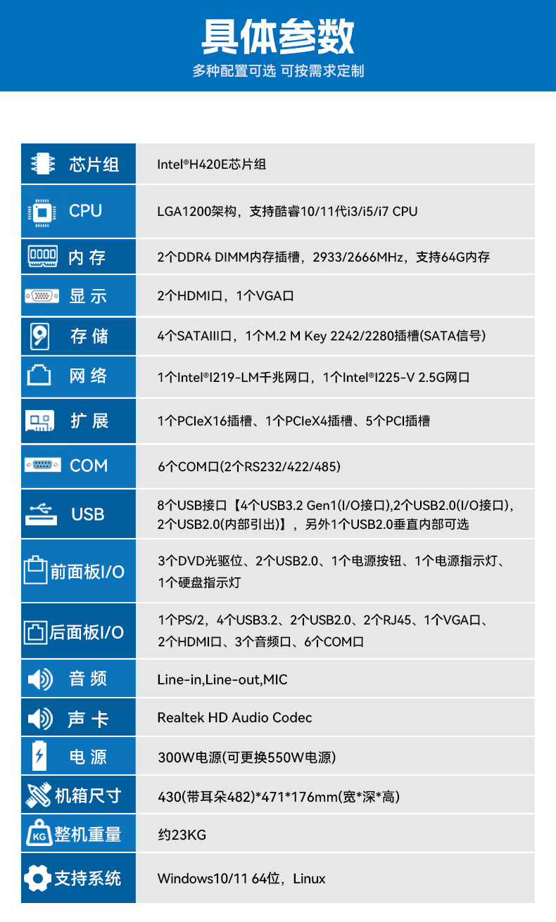 酷睿11代4U工控主機(jī),水利行業(yè)專用工業(yè)電腦推薦,DT-610X-JH420MA.jpg